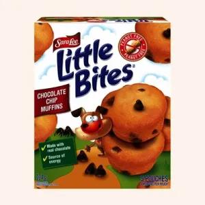 Image of Sara Lee Little Bites, Peanut-free Mini Chocolate-Chip Muffins, 5 Pouches