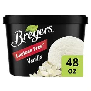 Image of Breyers Ice Cream Light Lactose Free Vanilla - 1.5 Quart