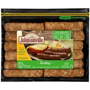 Image of Johnsonville Breakfast Sausage Links Turkey Fully Cooked 12 Links - 9.6 Oz
