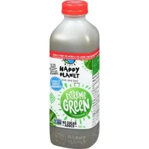 Image of Happy Planet Extreme Green Fruit Smoothie with Spirulina And Moringa