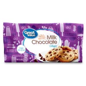 Image of Great Value Milk Chocolate Chips