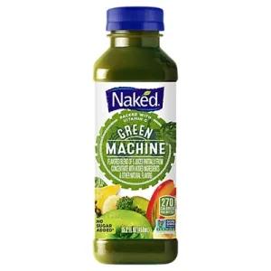 Image of Naked Boosted Green Machine Juice Smoothie 15.2 Fluid Ounce Plastic Bottle.