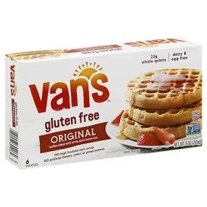 Image of Van's® Simply Delicious Gluten-Free Waffles, Totally Original, 6 Count (Frozen)