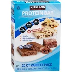 Image of Kirkland Protein Bars - Chocolate Brownie & Chocolate Chip Cookie Dough