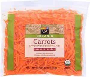 Image of 365 Everyday Value, Organic Shredded Carrots, 10 Oz