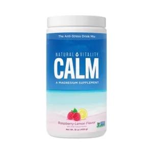 Image of Natural Vitality® Calm, The Anti-Stress Dietary Supplement Powder, Raspberry Lemon - 16 oz