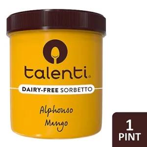 Image of Talenti Dairy-Free Sorbetto Alphonso Mango Vegan 1 pint