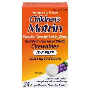 Image of Children's Motrin Chewable Ibuprofen Tablets