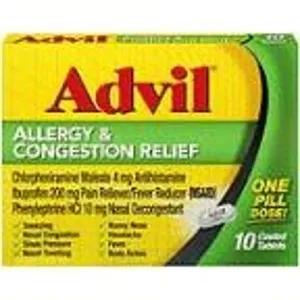 Image of Advil Ibuprofen Allergy & Congestion Relief
