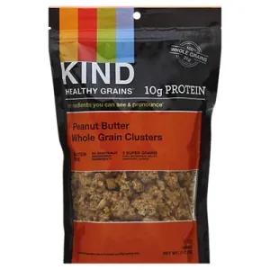 Image of Kind Healthy Grains Clusters Whole Grain Gluten Free Peanut Butter -- 11 oz