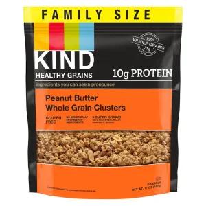 Image of KIND Peanut Butter Whole Grain Clusters Granola - 17oz