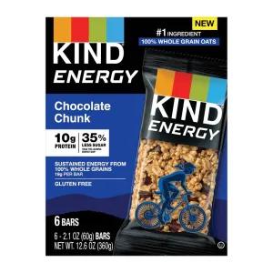 Image of KIND Energy Bar Chocolate Chunk - 12.6oz/6ct