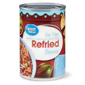 Image of Great Value Fat Free Refried Beans, 16 oz