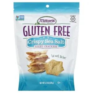 Image of Milton's Gluten Free Baked Crackers Crispy Sea Salt -- 4.5 oz