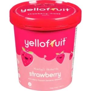 Image of Yellofruit Monty's Favourite Strawberry Non-Dairy Frozen Banana Dessert