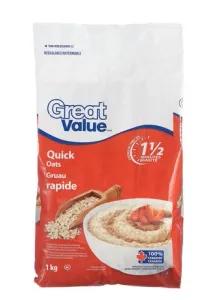 Image of Great Value Quick Oats 1 kg