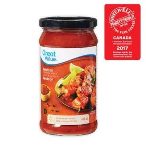 Image of Great Value Tandoori Cooking Sauce