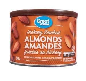 Image of Great Value Hickory Smoked Almonds