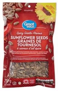 Image of Great Value Spicy Garlic Flavour Sunflower Seeds