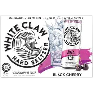 Image of White Claw Hard Seltzer, Black Cherry 12 - 12 fl oz (355 ml) cans