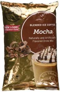 Image of Big Train Mocha Blended Ice Coffee Naturally & Artificially Flavored Mix Drink