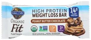 Image of Garden of Life Organic Fit High Protein Weight Loss Bar Peanut Butter Chocolate