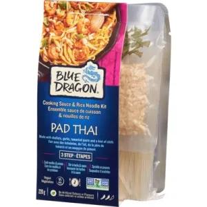 Image of Blue Dragon 3 Step Pad Thai Cooking Sauce and Rice Noodle Kit