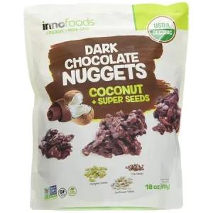 Image of Innofoods Organic Dark Chocolate Nuggets with Coconut & Super Seeds