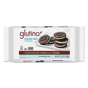 Image of Glutino Cookies Gluten Free Chocolate Vanilla Creme -- 10.6 oz