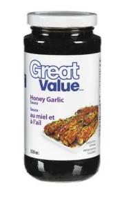 Image of Great Value Honey Garlic Cooking Sauce