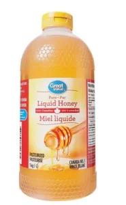 Image of Great Value Pasteurized Pure White Liquid Honey