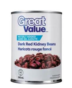 Image of Great Value Dark Red Kidney Beans No Salt Added 