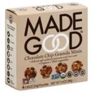 Image of MadeGood Organic Granola Minis Gluten Free Chocolate Chip -- 4 Pouches