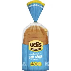 Image of Udi's Gluten Free Delicious Soft White Bread, 18 oz