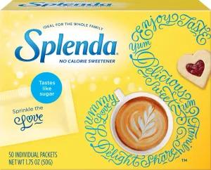 Image of Splenda No Calorie Sweetener Packets, 50 Ct
