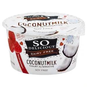 Image of So Delicious Dairy Free Coconut Milk Yogurt Alternative Raspberry 5.3oz Cup
