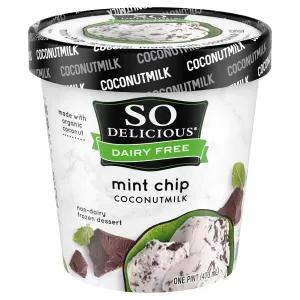 Image of So Delicious Dairy Free Mint Chip Coconutmilk Non-Dairy Frozen Dessert