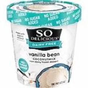 Image of Dairy Free Coconut Milk Frozen Dessert, Vanilla Bean, No Sugar Added, Vegan, Non-GMO Project Verified, 1 pint