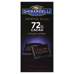 Image of Ghirardelli Chocolate Intense Dark Dark Chocolate Twilight Delight 72% Cacao - 3.5 Oz