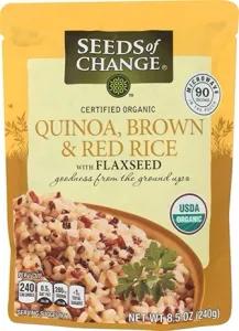 Image of Seeds of Change Organic Quinoa, Brown & Red Rice with Flaxseed Mix Microwavable Pouch - 8.5oz