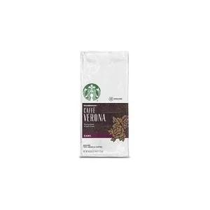 Image of Starbucks Caffe Verona Dark Roast Ground Coffee, Roasty Sweet & Dark Cocoa, 40 Ounce