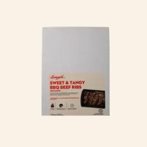 Image of Longos Sweet And Tangy BBQ Beef Short Ribs Uncooked
