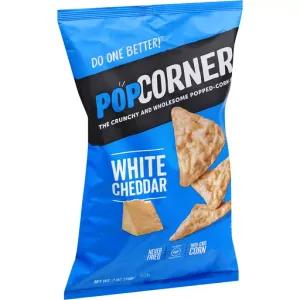 Image of Popcorners White Cheddar Cheese Flavored Popped Corn Snacks Non-GMO Gluten Free Snacks