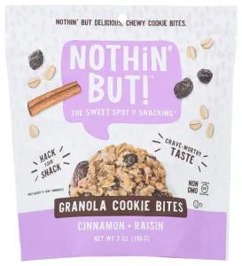 Image of Nothin' But Crunch Granola Cookies, Cinnamon Raisin, 7 Ounce
