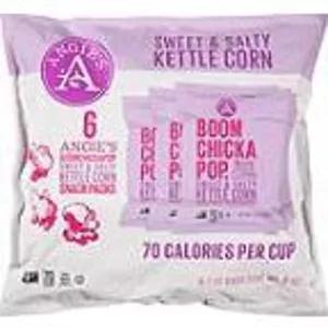 Image of Angie's BOOMCHICKAPOP Sweet & Salty Kettle Corn Popcorn, 1 oz. 6-Count