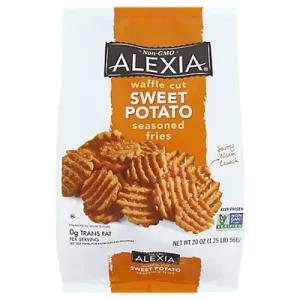 Image of Alexia Waffle Cut Sweet Potato Seasoned Fries, Non-GMO Ingredients, 20 oz (Frozen)