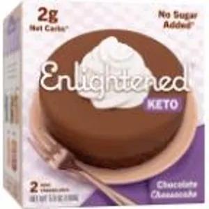 Image of Enlightened Keto Chocolate Cheesecake 