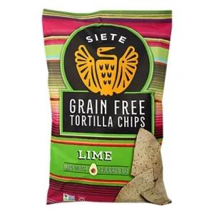 Image of Siete Grain Free Tortilla Chips Gluten Free Lime -- 5 oz