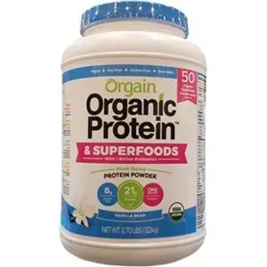 Image of Orgain USDA Organic Plant Protein and Superfoods Powder, Vanilla