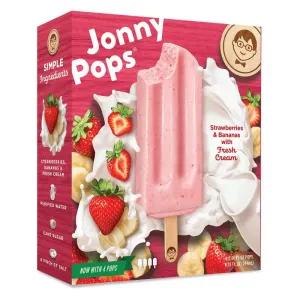 Image of Jonny Pops Strawberries & Bananas With Fresh Cream